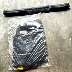 Lexus NX Black Car Floor carpet Mats front & rear $ cargo net. New!